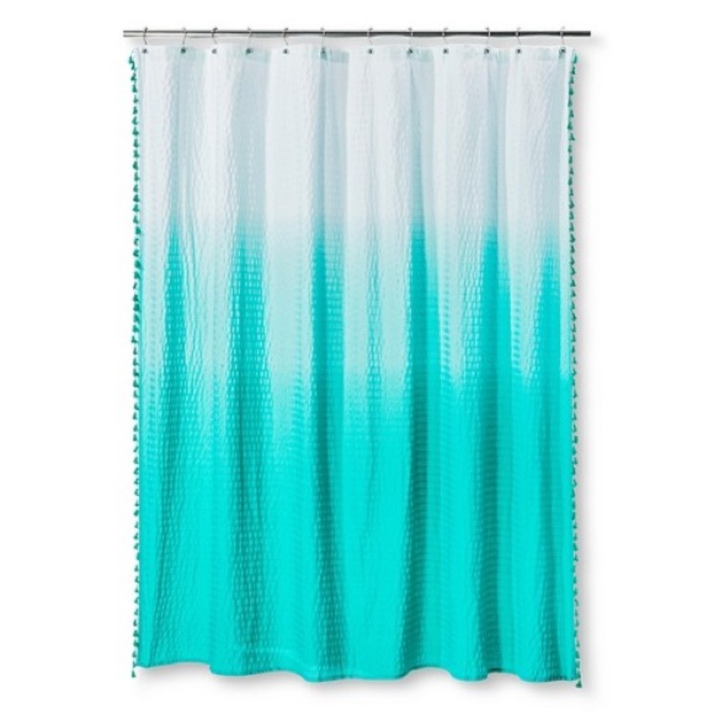 ~Turquoise Dip-Dyed Fabric~